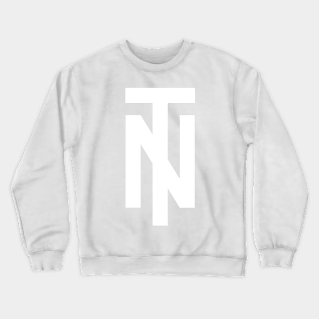 Tazio Nuvolari personal monogram (1920-1950) - Alfa Romeo, Maserati, Auto Union - White print Crewneck Sweatshirt by retropetrol